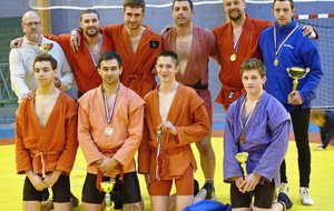 7 titres nationaux pour les samboïste du judo sambo club de Honfleur