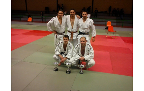 coupe du calvados toute catégories : 3 combattants du JSC Honfleur  sur le podium